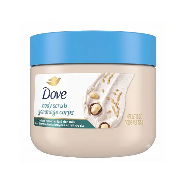 DOVE EXFOLIANTE MACADAMIA&LECHE 15OZ