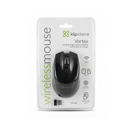 KLIP MOUSE 1600DPI NEGRO INAL KMW-355BK