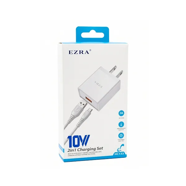 EZRA SET DE CARGADOR 2 EN 1 10W HC133