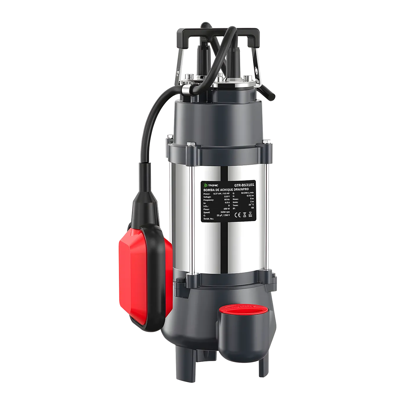 GTRONIC BOMBA DE ACHIQUE DRAINPRO 0.5HP
