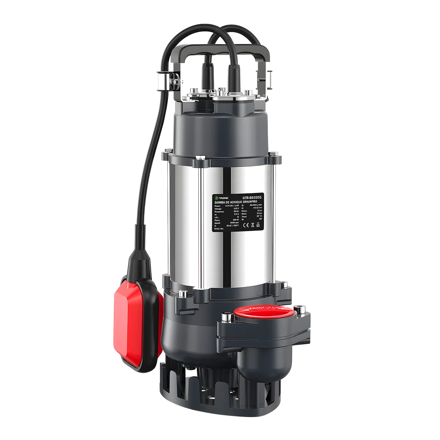 GTRONIC BOMBA DE ACHIQUE DRAINPRO 1 HP