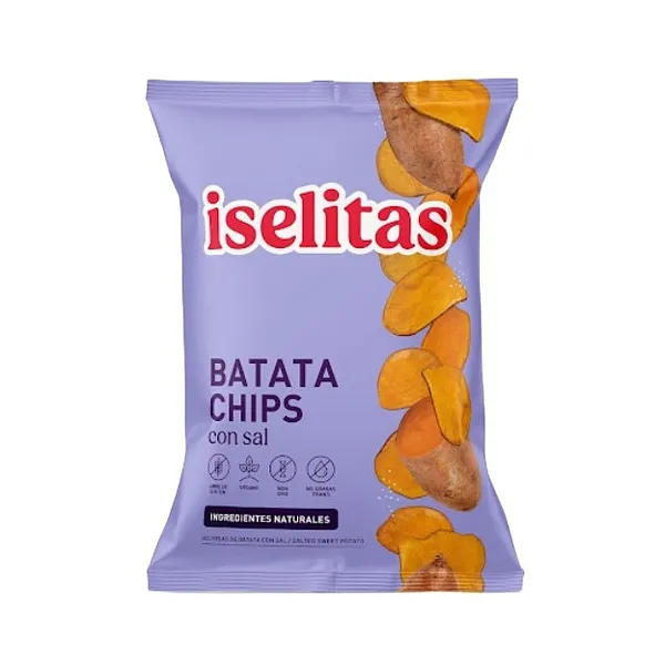 CHIPS DE BATATA CON SAL ISELITAS (160 G)