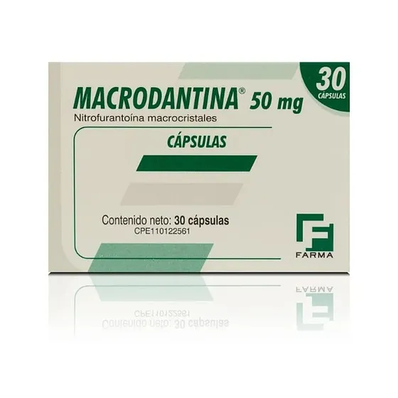 MACRODANTINA 50MG X 30 CAP