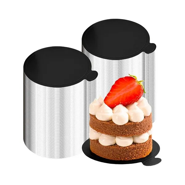 MINI BASE PARA POSTRE NEGRO 75MM