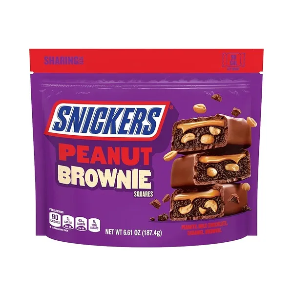 SNICKERS PEANUT BRO SQ CANDY BARS DIV