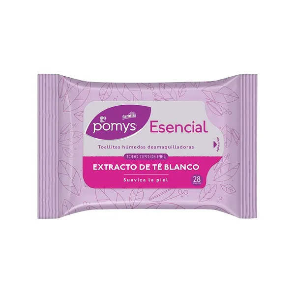 TOALLITAS DESMAQUILLANTES BÁSICAS POMYS (28 UDS)