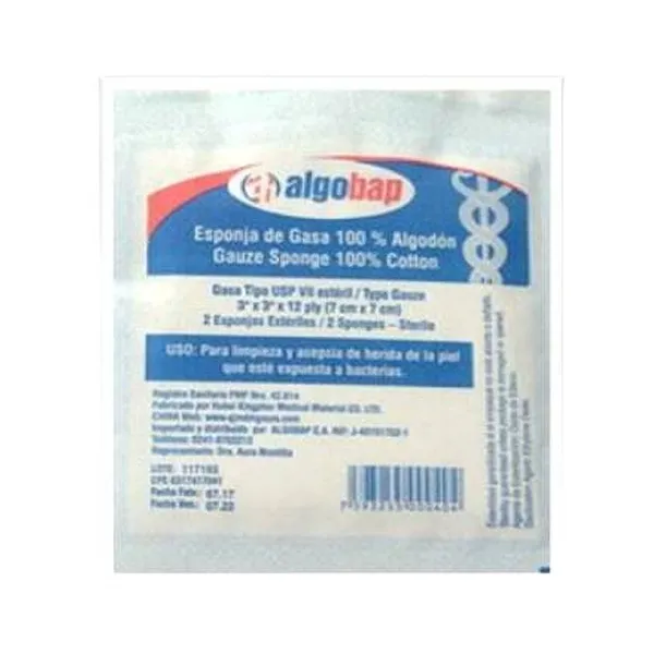ALGOBAP GASA ESTERIL 2CMX2CM