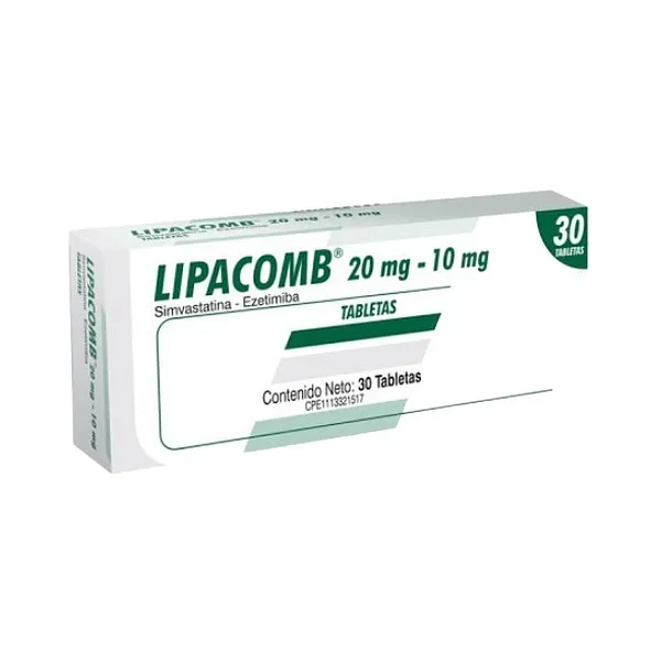 LIPACOMB TAB 20 MG/10 MG X 30