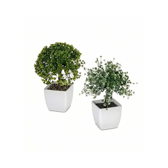 ÁRBOL EN MACETA DECORATIVO (21 CM)