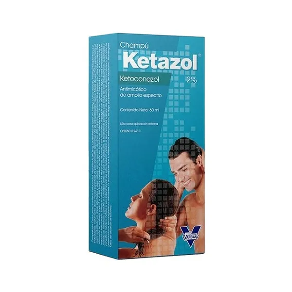 KETAZOL CHAMPU 2% X 60ML