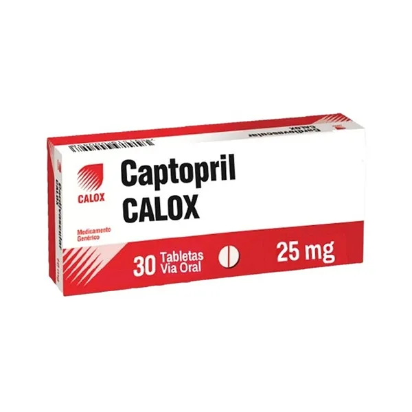 CAPTOPRIL CALOX 25 MG X 30 TAB