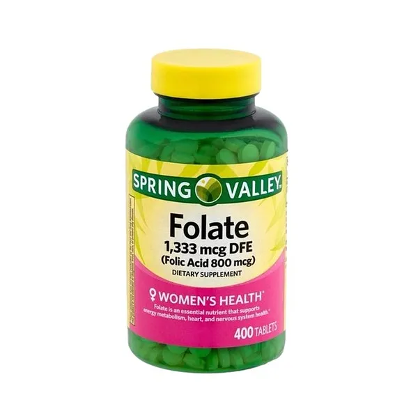 SPRING VALLEY FOLIC ACID 800MG 400CT