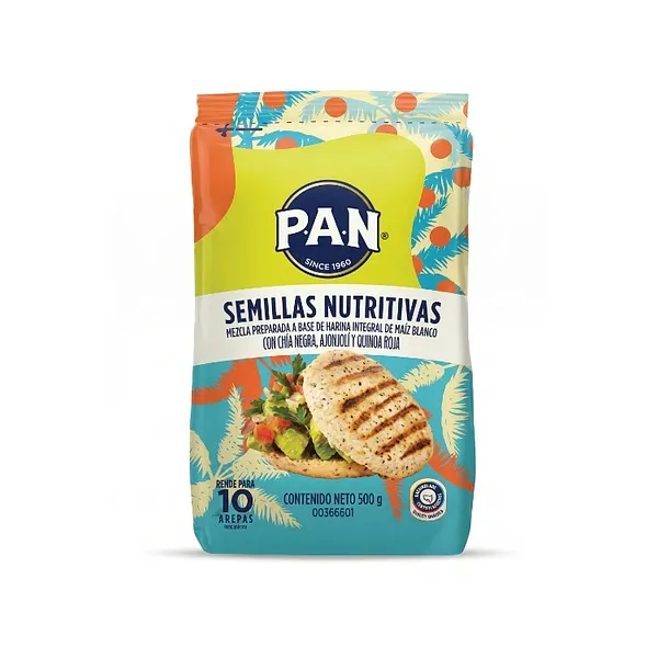 HARINA INTEGRAL NUTRI SEMILLAS P.A.N. (500 G)