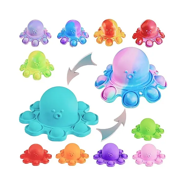 PULPO POT IT DE COLORES SIN LUZ 20 CM