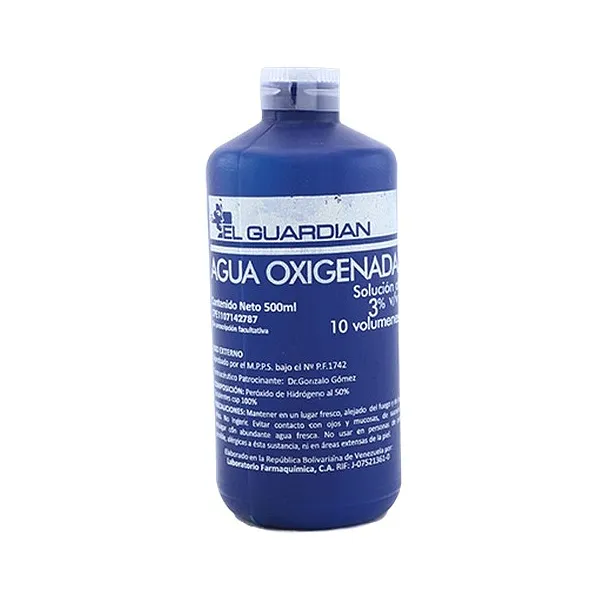AGUA OXIGENADA EL GUARDIAN 3% 500ML