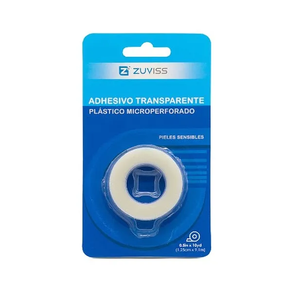 ADHESIVO TRANSP. MICROPERF. 1.25CM X 9.1