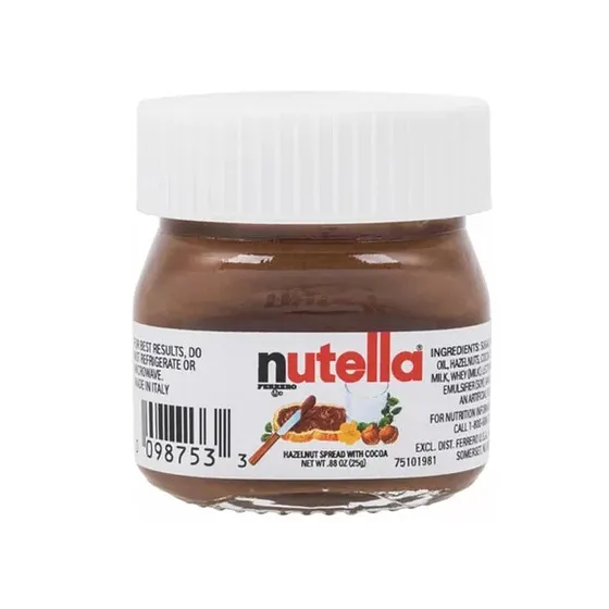 CREMA DE AVELLANA Y CACAO NUTELLA (25 G)