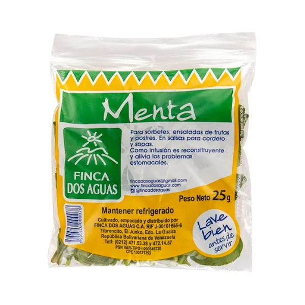 FINCA DOS AGUAS MENTA 25G (POR UNIDAD)