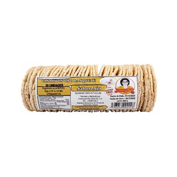 DOÑA MARIA CASABE CON AJO 90GR