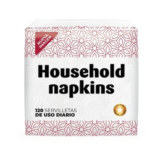 HOUSEHOLD NAPKINS 120UND