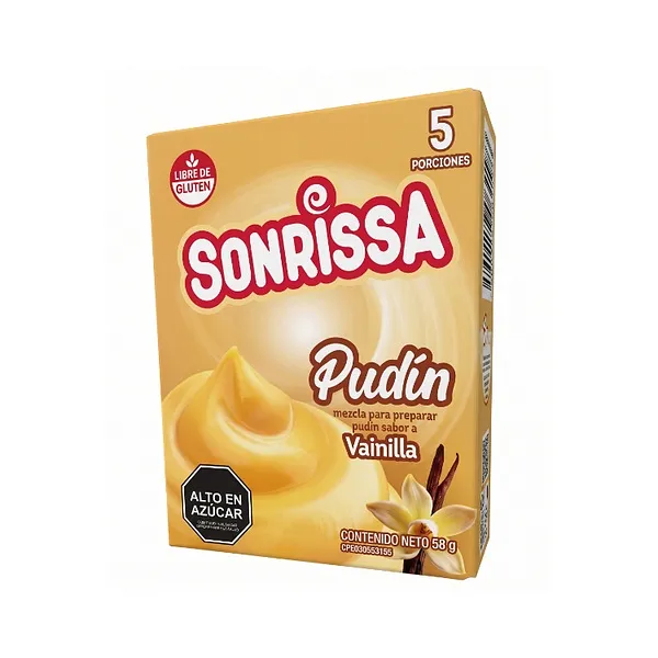 SONRISSA PUDÍN DE VAINILLA 58G
